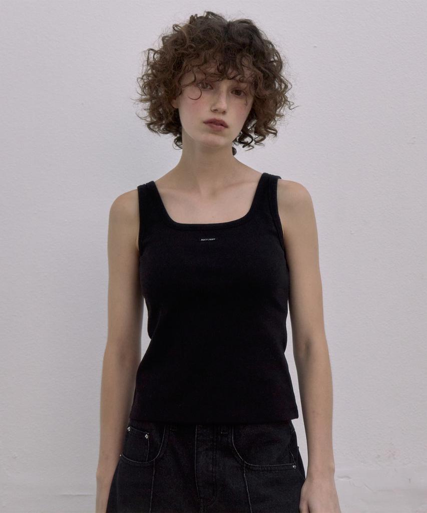 JUCYJUDY Sleeveless Ribbed T-Shirt Jzts020B