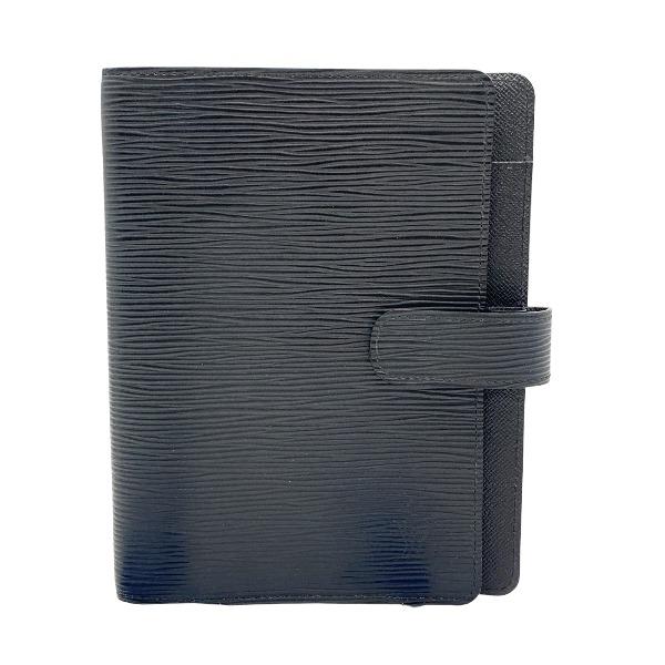 LOUIS VUITTON Epi Agenda MM Notebook cover Epi Leather Noir unisex R20202 Used