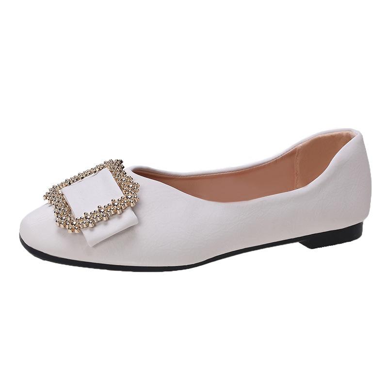 Schuhe Frühling große Größe neu spitze Zehen flacher Ausschnitt Damenschuhe Abendschuhe Herbst Damenschuhe