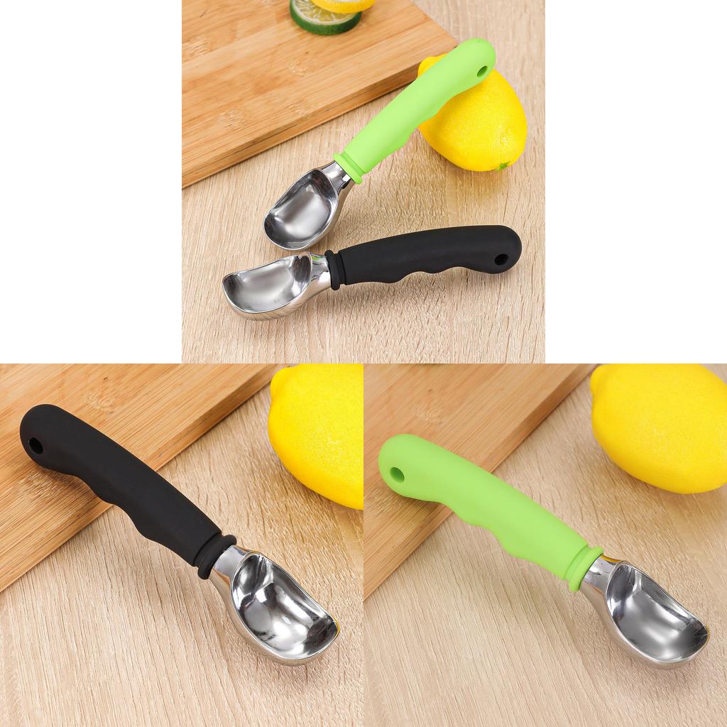 Zinc Alloy Ice Cream Scoop With Ergonomic Handle For Adults Kitchen Use
