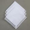 White Lace Handkerchief for Women Wedding Handkerchief Pocket Handkerchief for Bride Groom Wedding Gift