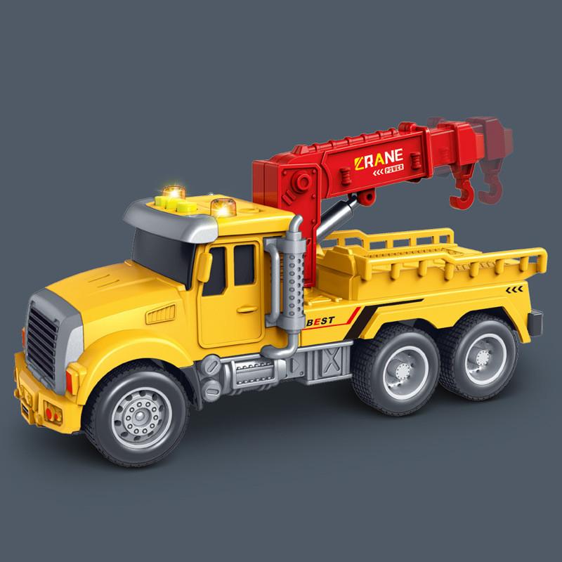 Multifunction Truck Mixer Inertia Vehicle Toy Sound Story Features Children Play