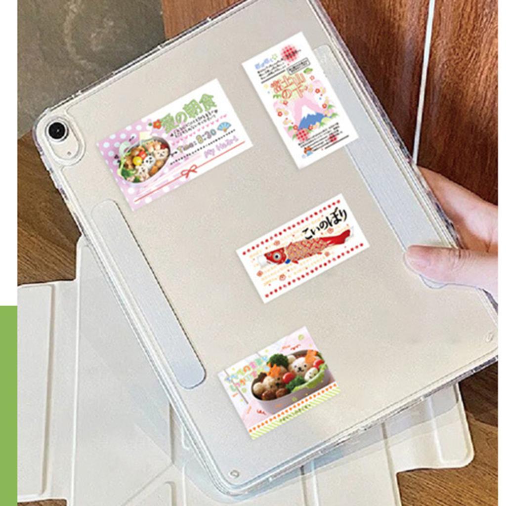 30 Sheets Retro Sticker Japanese Snack Sticker Waterproof Water Bottle Sticker Lovely Decorative Sticker for Scrapbook