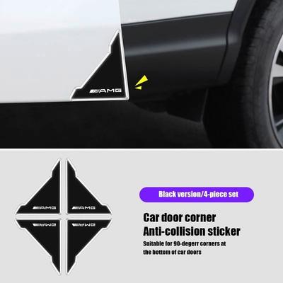 Car Door Corner Protectors Stickers Anti-collision Silicone Paster For Mercedes Benz AMG A B C E G CLA W211 W203 W204 C260 E300L