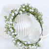 Boho Style Floral Headband Simulated Flower Wedding Headpiece Bridal Wreaths  Seaside Vacation
