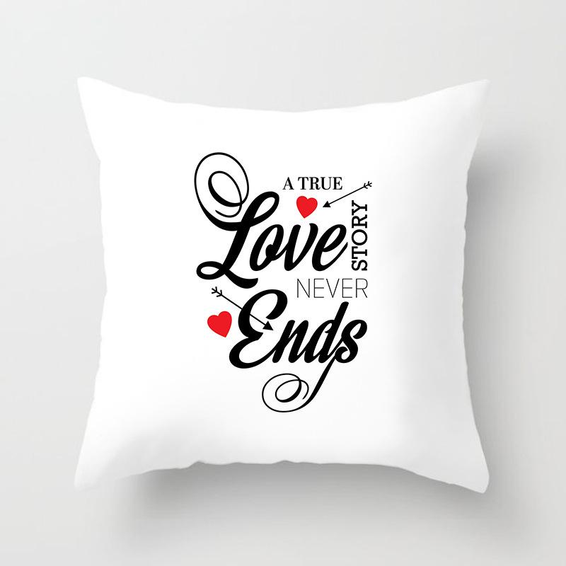 Home Furnishings Simple Golden Sofa Pillow Cover Digitally Printed Car Cushion Cover