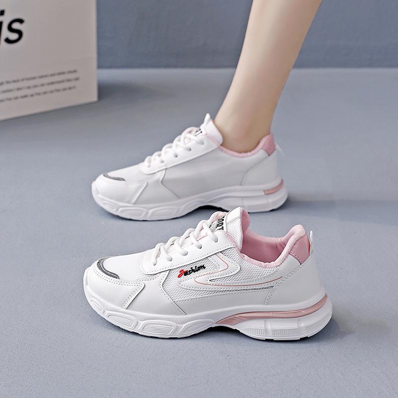 

Step on shit feeling women s shoes breathable mesh sports shoes summer 2025 new soft sole hollow explosion casual shoes D18 40