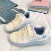 Fashion 2025 Women's Breathable Strip-shaped Sports Shoes Cute Button-down Thick-heeled Sports Shoes Casual Running Thick Sports Shoes