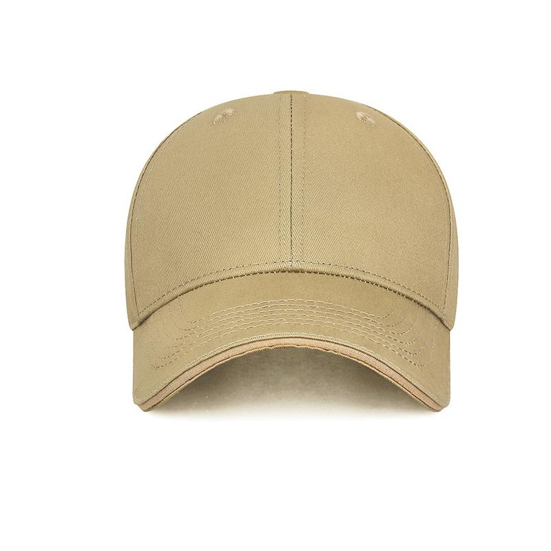 Four Seasons Men Women Solid Color Baseball Cap Curved Eaves Outdoor Sports Sunshade Cap