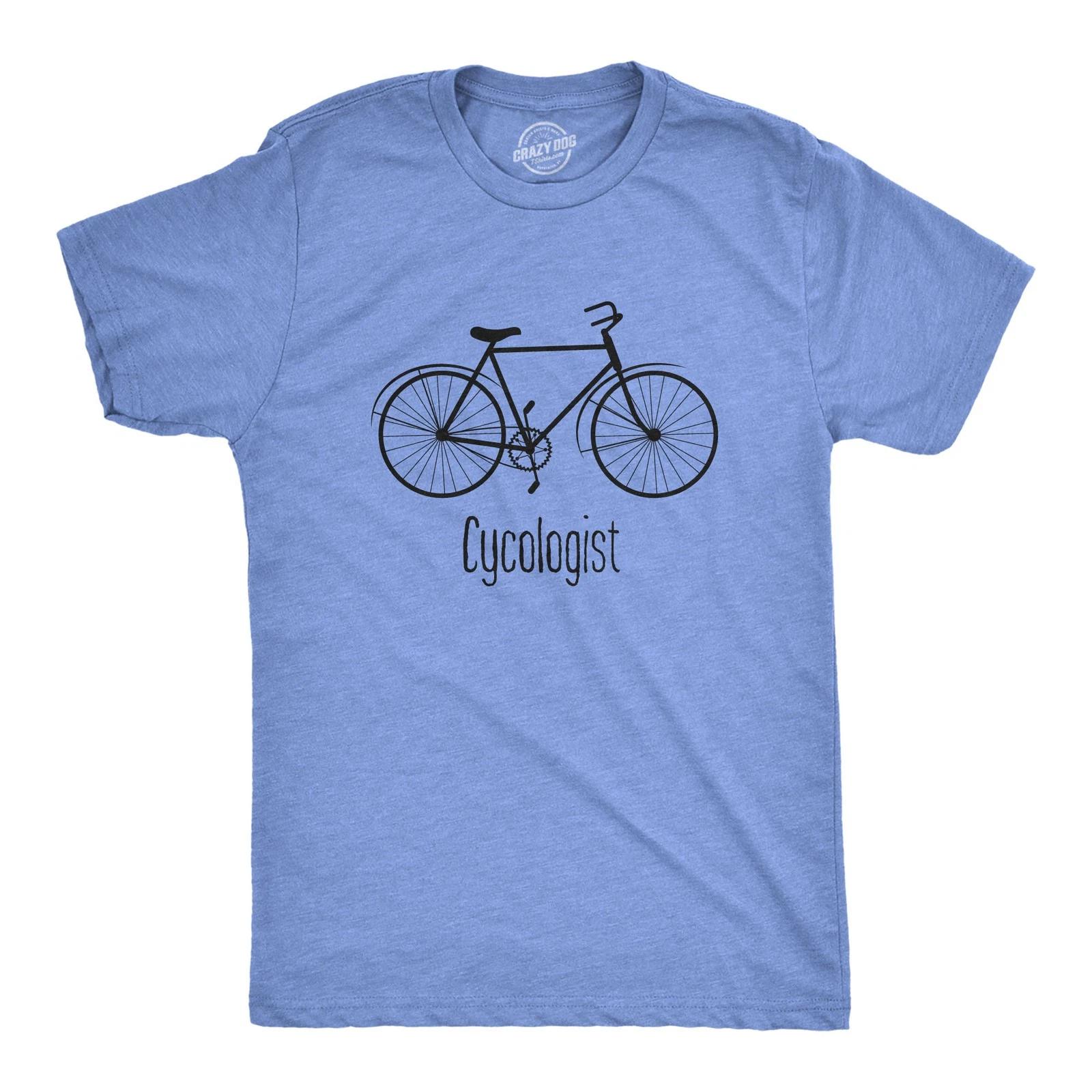 Mens Cycologist Funny Psychology Biking Cyclist Novelty Sarcasm Graphic T Shirt XXL