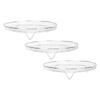 Fryer Accessories 3 Layer Fryer Rack 304 Stainless Steel Dehydrator Rack Detachable Round Grill Rack Dishwasher Safe