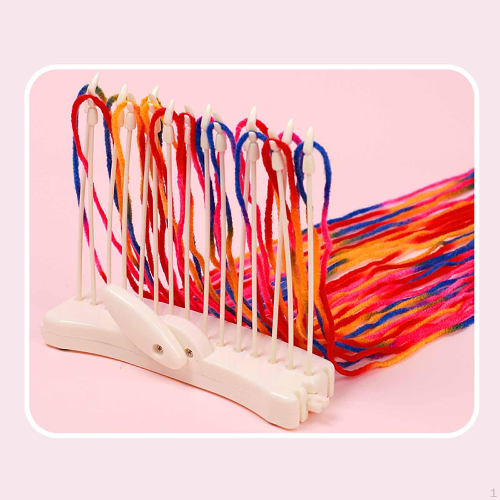 

Knitting Loom Kit Weaving Beginners Adults DIY Yarn with for Lovers