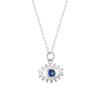 Beixi Silver Devil's Eye Cartoon Necklace - S925 Sterling Silver, Fashionable, Simple, Women's Jewelry