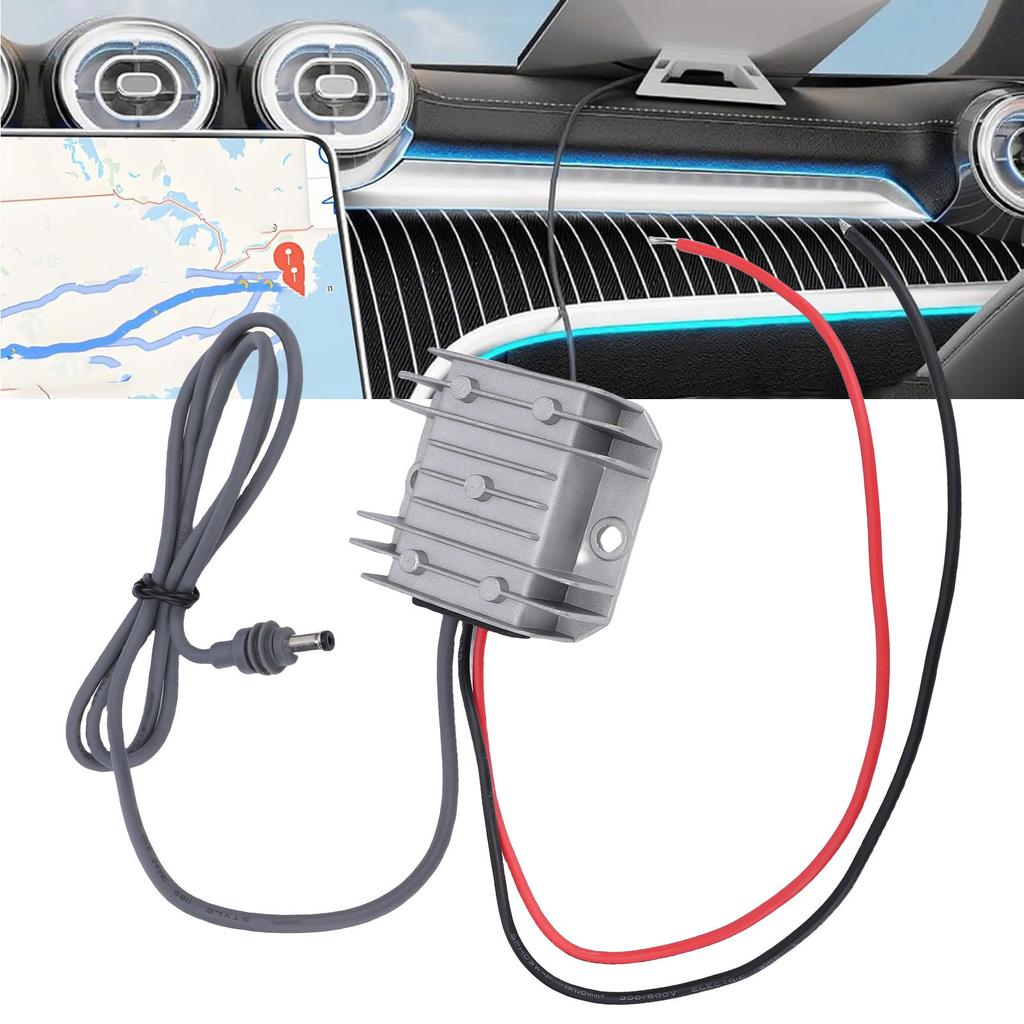 3.5A Power Converter Step Up Converter Power Cable with Cigar Lighter Plug for Truck RV Marine 16 AWG Cable