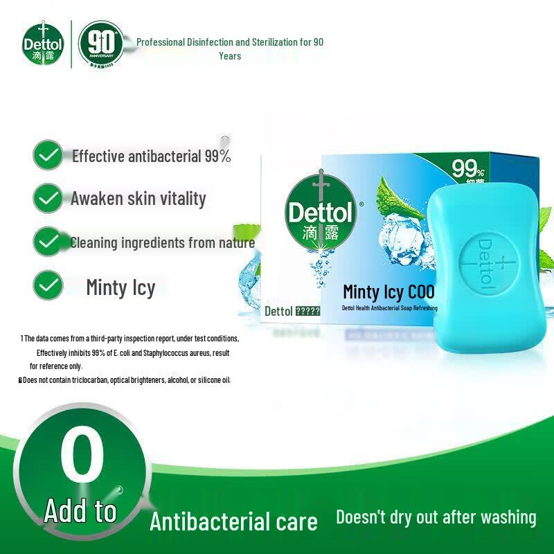 Dettol Mint Icy Cool Antiseptic Bar Soap