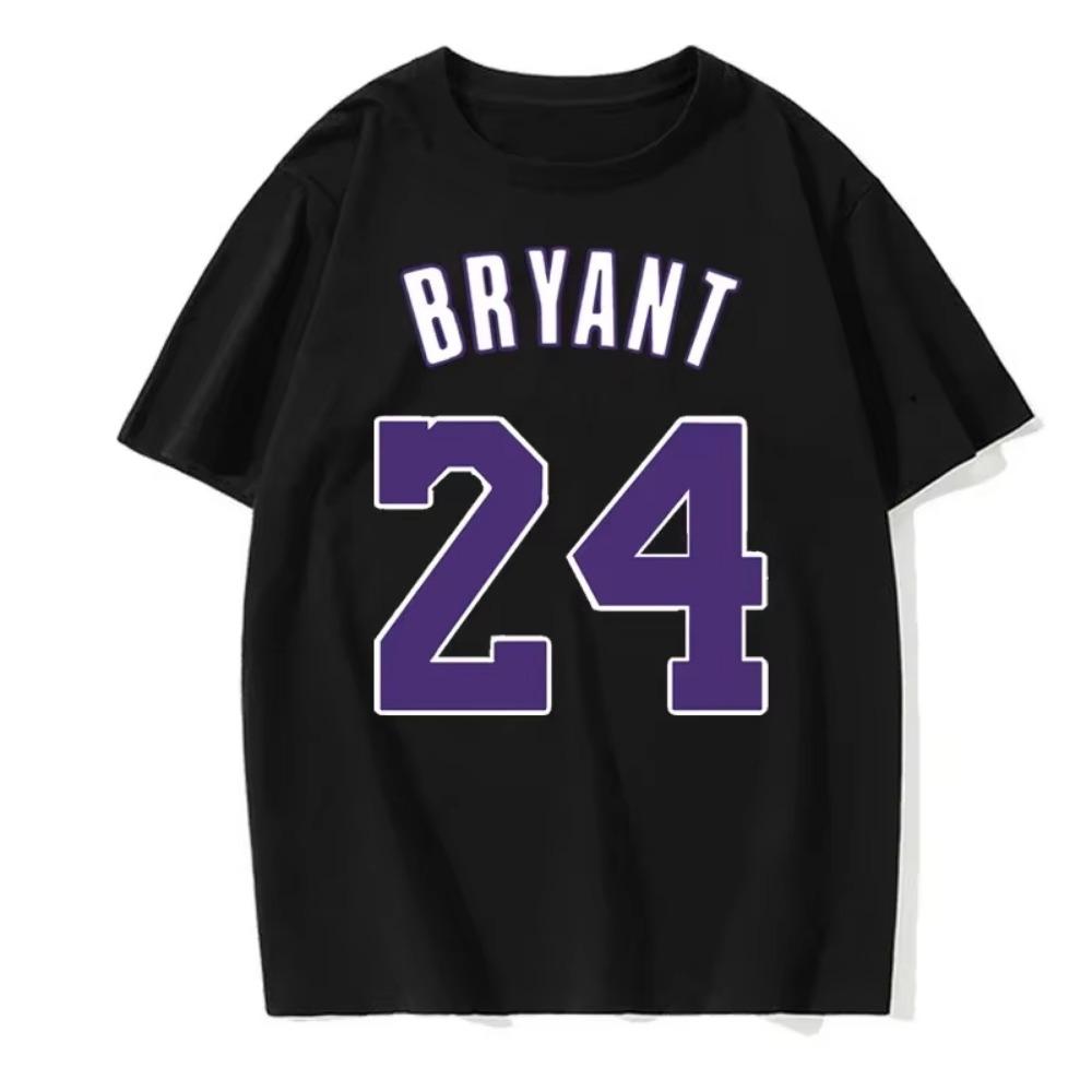 Summer New Men's Casual Digital 24 Printing Fashion Street Style Round Neck T-shirt Men's Top