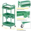 3 Tier Rolling Storage Cart With Drawers Rolling Utility Cart With Drawers,Room Decor,Bathroom Decor,Rolling Utility Cart Rolli