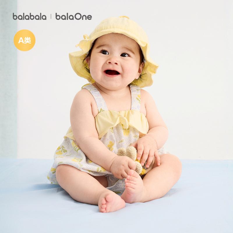 Balabala Bag Fart Clothes Baby Girls Triangle Clothes