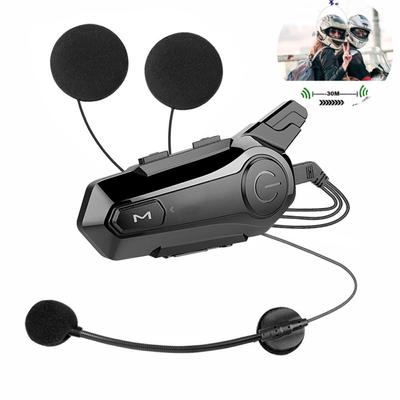 Motocyklové handsfree Bluetooth helma sluchátka Stereo sluchátka s mikrofonem pro mobilní telefon GPS MP3 hudební reproduktor