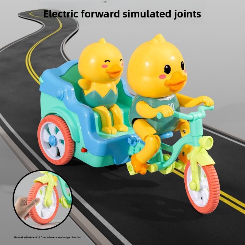 Baby Lernspielzeug Blinklicht Musik Soundeffekte Niedliche Ente Dreirad Für Kinder