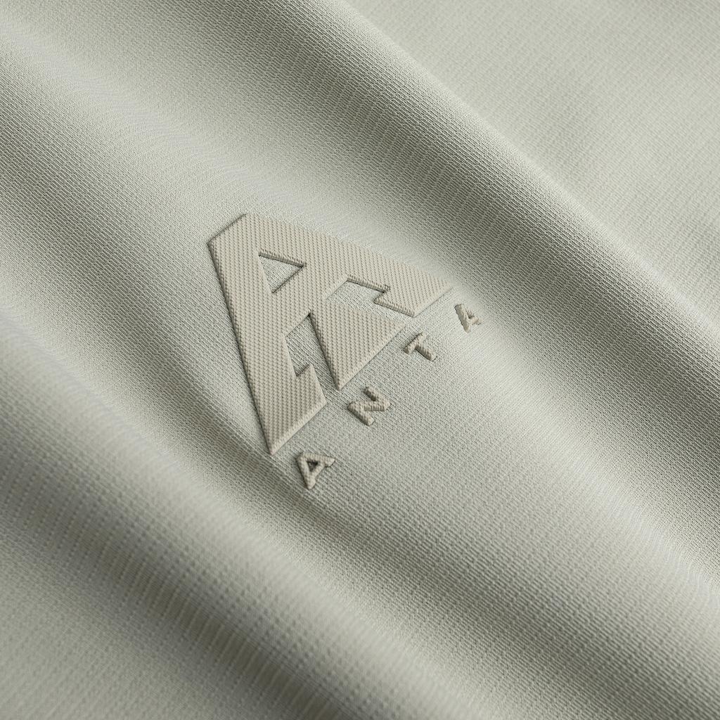 Anta Outdoors Short Sleeve Knitted T-Shirt Summer 2026 Men tops Mushroom-Gray 952626104-1