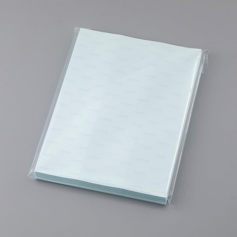 AS ONE Cleanroom Printable Labels A4 Size, No-Cut Full Sheet, 100 Sheets per Book, 4-5707-01 (For Business Use)