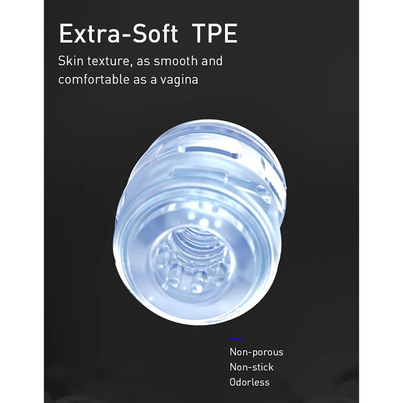 Pressable Open-Ended Automatic Male Masturbator Blowjobs Men's Glans Trainer Sex Toys for Men Vagina Masturbation