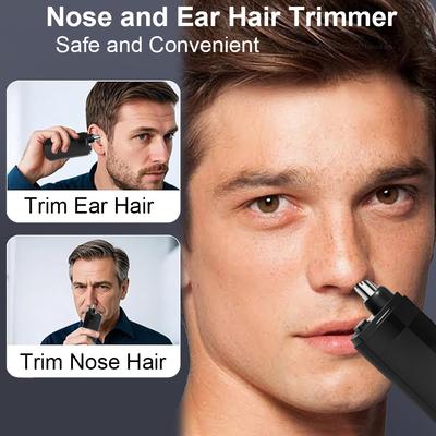 Mini Nose Hair Trimmer Portable Nose Hair Remover USB Rechargeable Trimmer for Nose and Ears Electric Nose Hair Cutter for Men