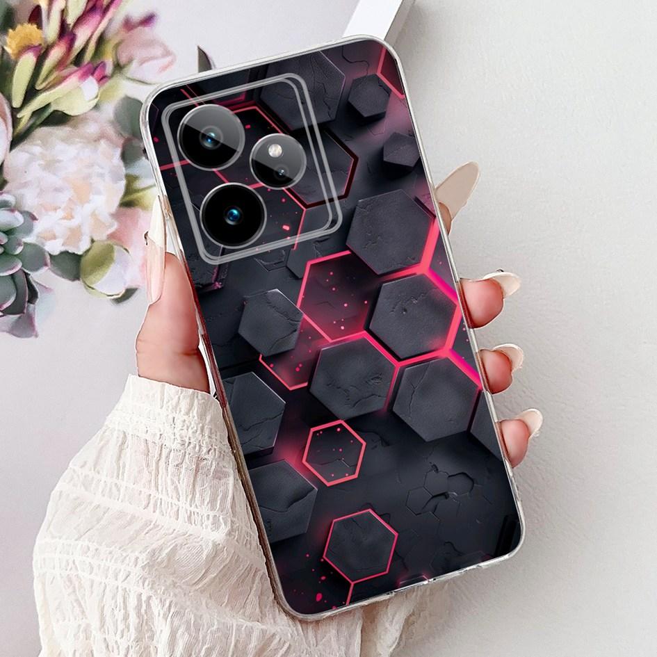 For Realme GT 7 7T Case 2025 Popular Flower Soft Clear Silicone TPU Protective Cover For Realme GT7 Pro RMX5011 Phone Case Shell