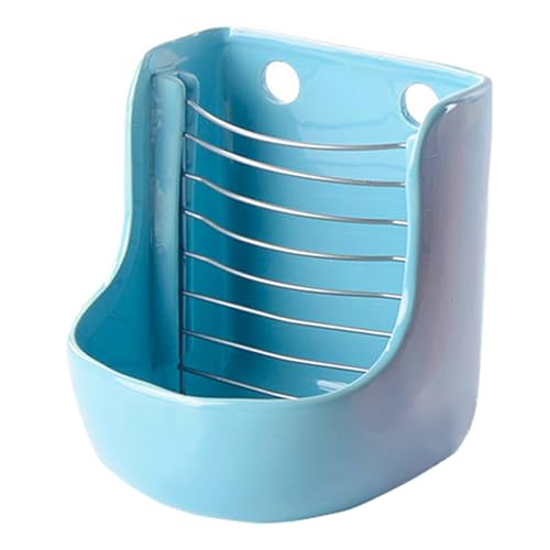 TOMMYFIELD Timothy Hay Feeder, Rabbit Feeder, Hay Pot, Feeder, Timothy Hay (Blue)