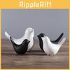 Contemporary Ceramic Bird Figurine With Minimalist Finish For Wedding And Party Gifts