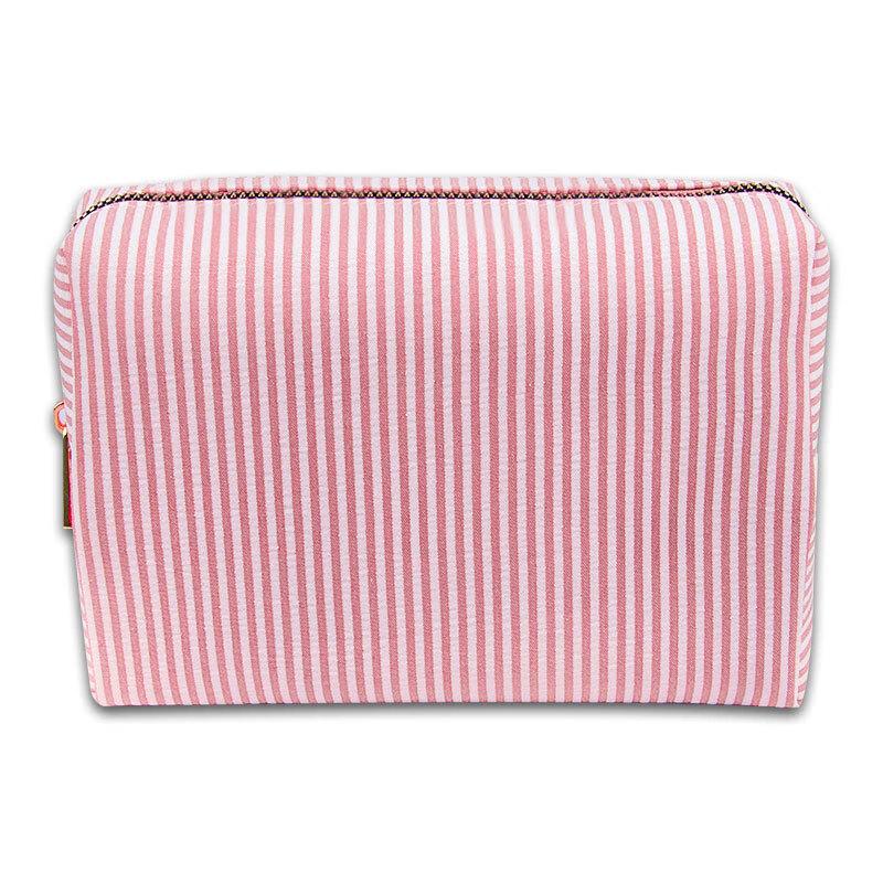 Miling Fashion Striped Portable Waterproof Cosmetic Bag