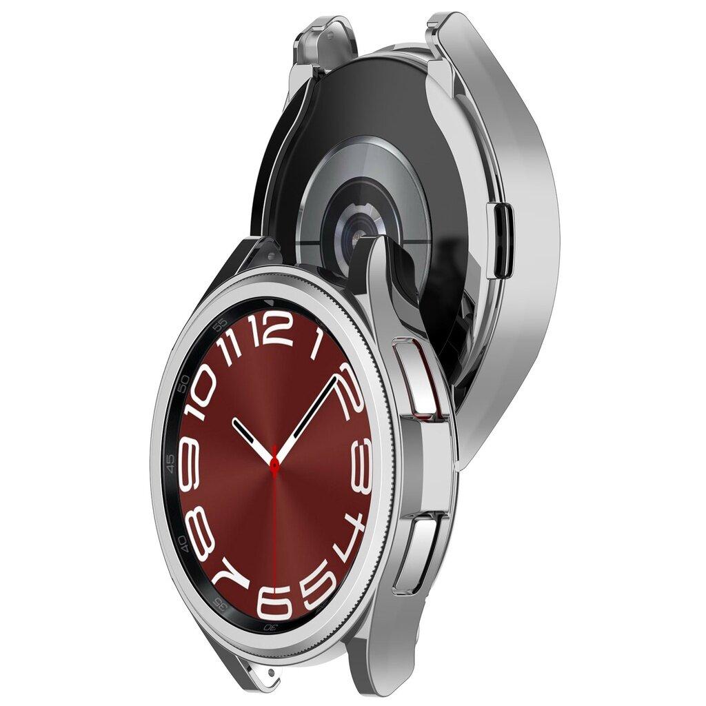 Vhodné pro Samsung Galaxy Watch 6 Classic 43mm Tpu Ochranné pouzdro v polovičním balení Samsung Galaxy Watch6 Classic 47mm Soft Hollow Ochranný kryt