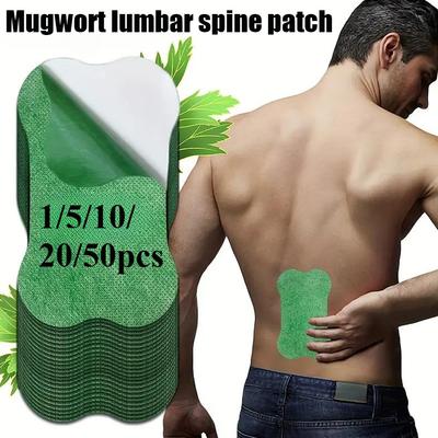 1/5/10/20/50 Pcs Mugwort Lumbar Spine Patch Offices Athletes Releasing Lumbar Support Bone Back Patch Body Care