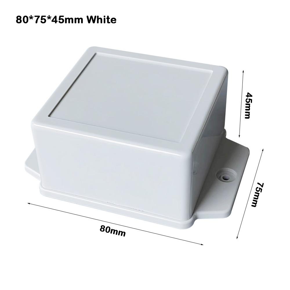 White Black Project Enclosure Boxes Waterproof Housing Instrument Case  Electronic Supplies