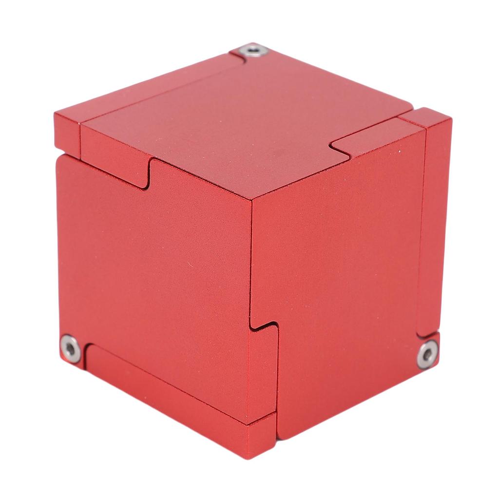 Boîte à bague cinétique Alliage d'aluminium Magnétique Pliante Étui à bijoux pour bague Support pour bague de fiançailles pour