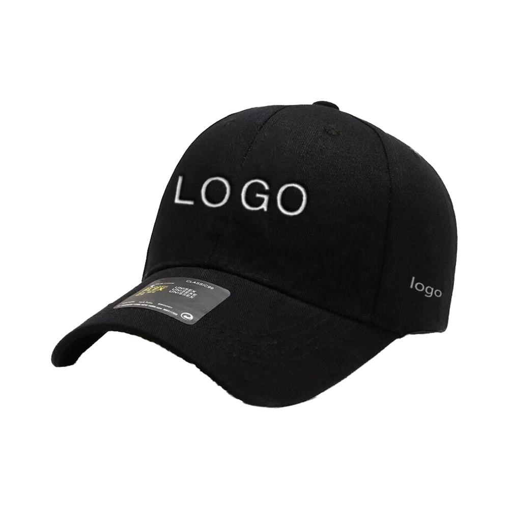 6 Panel Blank Solid Color Fashionable Baseball Caps Sunshade Sporty Vintage Style