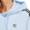 adidas Felpa con Cappuccio con Stampa Logo Ricamato Originals con Coulisse da Donna Rosa Chiaro Blu IC5460