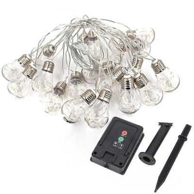Solar Powered RGB String Lights with Remote Control