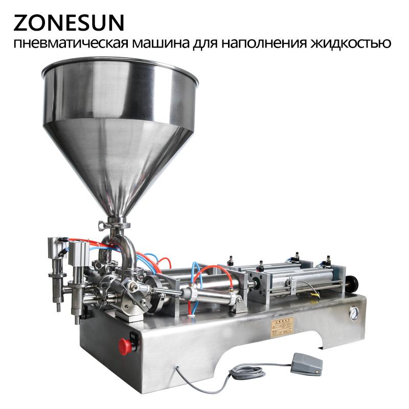 ZONESUN 2 Nozzles Paste Filling Machine Viscous Liquid Shampoo Sauce Cream Lotion Bottle Filler Cosmetic Food Production ZS-GT2