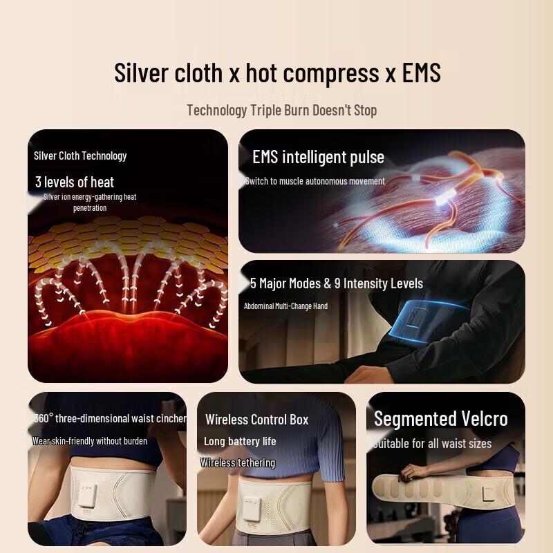 

SKG G3 Luxury Smart Waist Massager CN plug (adapter included)
