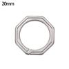 Lightweight Titanium Alloy Male Creativity Gift Man Car Keychain Keychains Buckle Pendant Key Rings