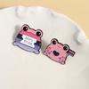 Omnisexuelle Pride Frösche Emaille Pins UV-Druck Broschen Revers Anstecker Cartoon Frosch LGBT Schmuck Geschenk für Liebende Freunde