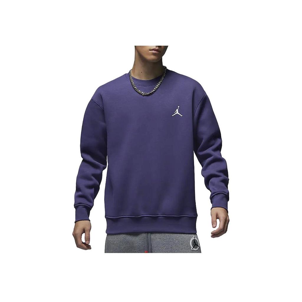 New JORDAN Flight Sweatshirts Men Blue Purple FB7020-500
