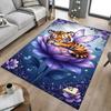 1PC Tiger Fairy Extra Large Non Slip Floor Carpet, Office, Family, Bedroom, Studio Large Area Rug Indoor Rugs, Vibrant Colors