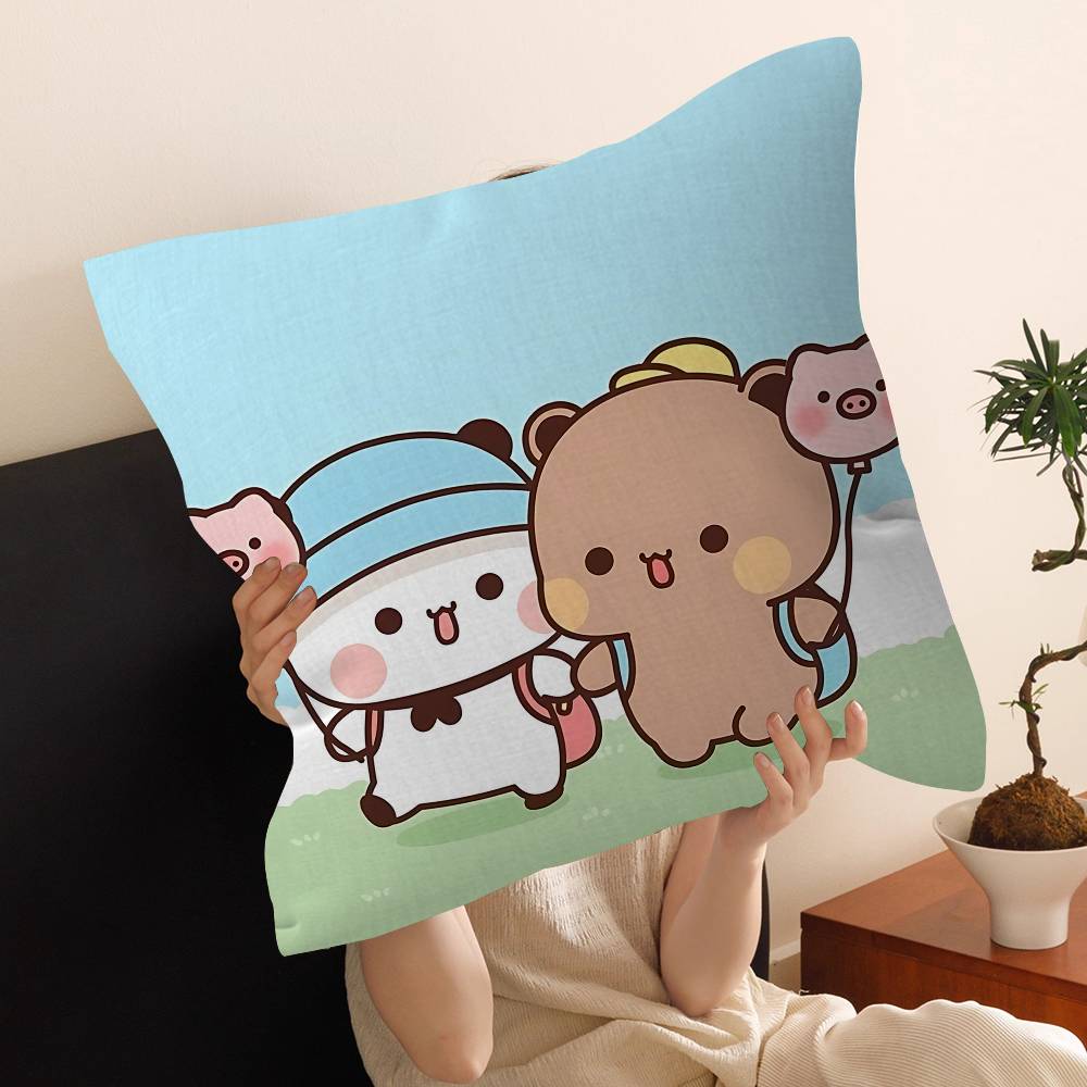 Anime Cute Dudu Bubu Pillow Cushion Cover Pillowcase Living Room Sofa Home Decor