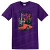 Red Sports Car Urban Scene T Shirt Graphic Vintage Cool Tee Design Art