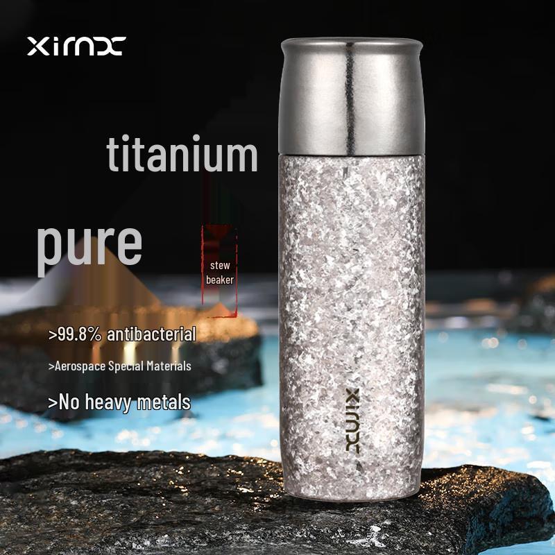 XIMX 420ml Tech Edition Titanium Insulated Tea Infuser Bottle