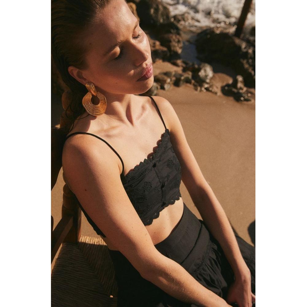 

Юбка макси HMA Line черного цвета