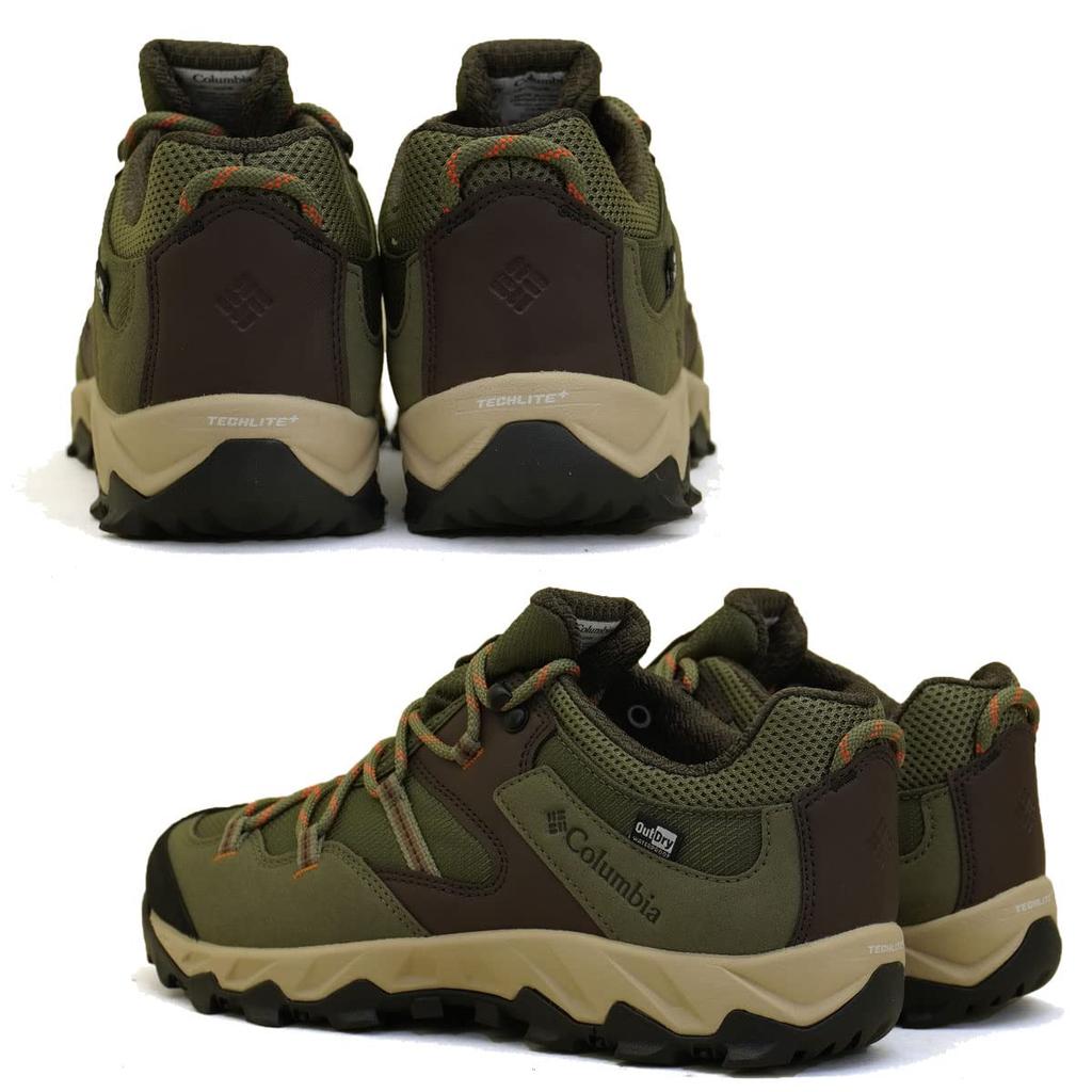 Columbia Sabre Five Low Outdry Stone Size Wide, Green, S, 27.5cm